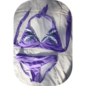 Two piece baiting suit